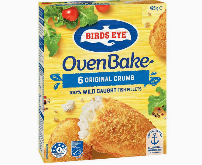 Bird Eye 6 original Crumb Fish Fillets 425g