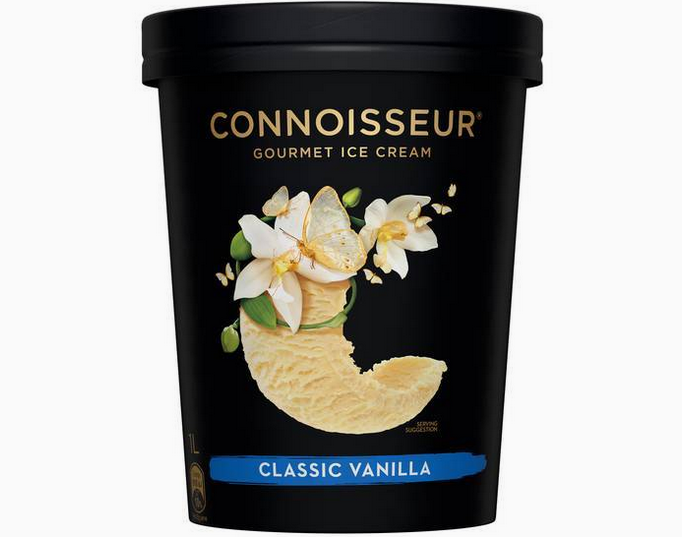 Connoisseur Gourmet Ice Cream, Classic Vanilla (1L)