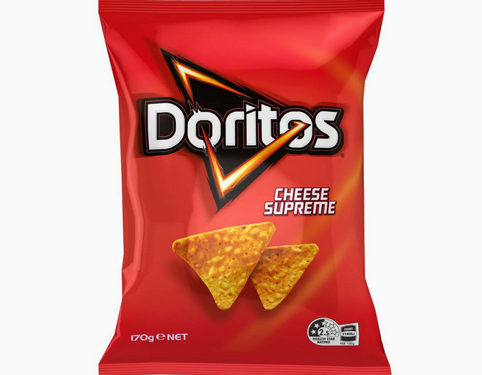 Doritos Corn Chips, Cheese Supreme (170g)