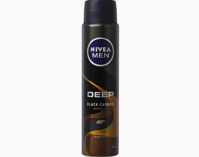 Nivea Men Deep Espresso 48 Hour Aerosol Deodorant 250ml