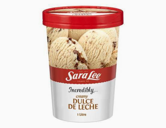 Sara Lee Ice Cream Dulce De Leche 1L
