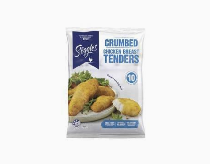 Steggles Crumbed Chicken Breast Tenders 400g